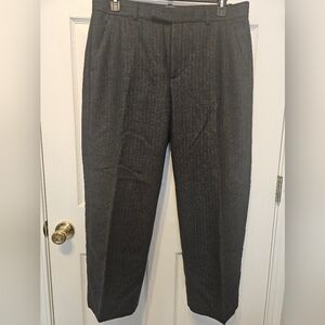 Banana Republic Charcoal And Blue Pinstripe Dress Pants